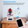 Flower Rose Preserved Flower Bluetooth Speaker LED Night Light Home Decor Lamp