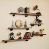 2/4Pcs Pipe Shelf Brackets Industrial Iron Rustic Wall Floating Shelves Supports