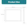 Digital LED Bathroom Mirror Demister Touch IP44 Make Up Mirror w/Anti-Fog 80*60