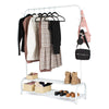 Heavy Duty Clothes Rail Rack Garment Hanging Display Stand Shoes Storage Shelves