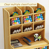 Large Desktop Stationery Container Office Tidy Kid's Pencil Pen Storage Holder