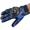 Carbon Fiber Hard Knuckle All Touchscreen Biker Motorbike Motorcycle Gloves L-XL