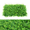 Artificial Plant Greenery Wall Hedge Grass Leaf Mat Fence Foliage Panel 60x40cm