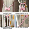 2X Strong Magnetic Curtain Tie Backs Buckle Clips Holdbacks Rope Tiebacks Home