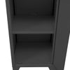 Living Room Cabinet Metal 1 Door Storage Cupboard Shelves Stand Filling Cabinet