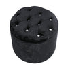 Vanity Crushed Velvet Footstool Chair Diamond Dressing Table Pouffe Stool Seat