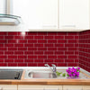 12pcs 30x15cm 3D Peel and Stick Tile Brick Stickers Wall Panels Stick on Tiles