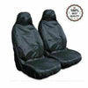 2x Universal Car Back Rear Seat Cover Black Protector Waterproof Washable Covers