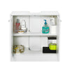 White Under Sink Cabinet Cupboard Unit Double Doors Storage Bathroom Furniture