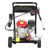 7HP Petrol Powered High Pressure Washer Mobile Cleaning Machine Spray Jets