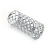 Modern Table Lamp Genuine Crystal Dimmer Chrome Lounge Light Home UK