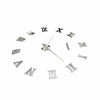 Luxury 3D DIY Wall Clock Roman Numeral Mirror Sticker Home Living Room Art Décor