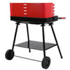 Portable Charcoal Smoker Non‑Stick BBQ Grill Cooking Outdoor Garden Barbecue