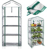 4 Tier Small Greenhouse Bag Garden Plant Cover Clear PVC Plastic Growbag Box
