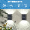 2X SUPER BRIGHT SOLAR POWERED DOOR FENCE WALL LIGHTS LED UP DOWN GARDEN LAMP