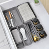 8Pcs/Set Drawer Draw Insert Organisers Storage Solution Tidy Socks Divider Box
