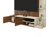 Wall Mounted TV Media Unit Entertainment Centre Floating Panel LED Light