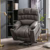 Electric Riser Recliner Chair Fabric Massage Heat Single Sofa Armchair Grey