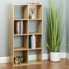 Oak Effect 8 Cube Modular Square Storage Shelving 4 Tier Shelf Display