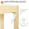 Console Table w/ Storage Shelf 2 Drawers for Entryway Bedroom Natural