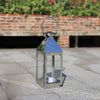 Garden Candle Lantern Stainless Steel & Glass Candle Holder- 5 Sizes Available