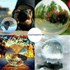 80mm Clear Crystal Ball | Glass Lens Sphere | Photography & Decoration | UK
