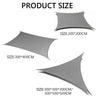 Waterproof Sun Shade Sail Outdoor Garden Patio Awning Canopy Cover UV BlocK