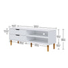 TV Cabinet Vintage TV Stand Console Table TV Unit Centre Table with Storage Cube