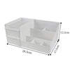 Jewelry Container Case Cosmetic Desktop Storage Box Makeup Drawers Organizer Box