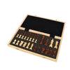 Large Chess Wooden Set Foldable Chessboard Magnetic Pieces Wood Board 40x40cm