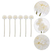 6PCS Artificial Dandelion Flower Silk Hyacinth Flower Wedding Home Decorations