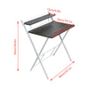 2-Tier Foldable Computer Desk PC Laptop Table Study Desk Home Office Portable