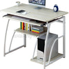 UK Computer Desk Wooden Laptop Study Table Office PC Coffee Home Bookshelf