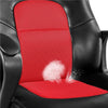 Leather Office Gaming Chair Adjustable Computer Desk Chair for Study Games Red