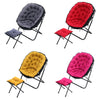 Moon Chair Folding Camping Chair with Footstool Sun Recliner Lazy Chair Outdoor