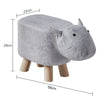 Large luxury animal footstool Ottoman cushion stool rest cushion seat sofa chair