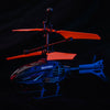 Mini RC Infraed Induction Helicopter Aircraft Flashing Light Toys Christmas Gift