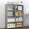5 Tier Bookcase Shelf Drawer Racking Storage Shelving Units Heavy Duty Shelves