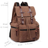 Unisex Canvas Backpack Tourist Camping Mountaineering Hiking Rucksack