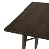 Industrial Dining Table Pine Wood Top with Brown Legs Vintage Retro 80*80cm