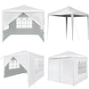 Heavy Duty Garden Marquee Outdoor Tent Strong Waterproof Shading Gazebo White