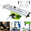 Compound Worktable Cross Slide Bench Drilling Milling Vise Working Table Set New