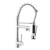 360° Swivel Pull Out Spray Taps Mixer Kitchen Sink Mixing Tap Spring Neck Chrome