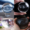 UK 3D Solar System Crystal Ball Planets Glass Ball Engraved Globe 60MM+Stand