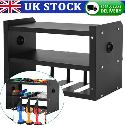 Cordless Power Tool Drill Storage Unit Shelf Organiser Workshop Garage Shed Van