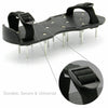 NEW! Black Garden Lawn Aerating Shoes Sandals Grass Aerator 29x13cm Spikes Shoes