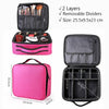 Professional Large Make Up Box Vanity Case Cosmetic Nail Art Travel Beauty Bag