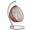 Hanging Swing Rattan Chair Patio Garden Egg Chair With Cushion Indoor Outdoor