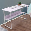 White Computer Desk Writing Corner PC Table Laptop Home Office Workstation