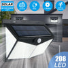 118 LED Solar Lamp Outdoor Garden Yard Waterproof PIR Motion Sensor Wall Light